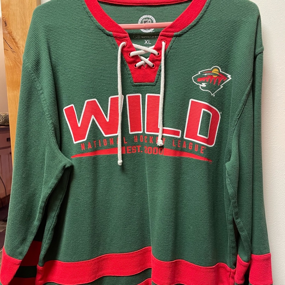 Minnesota Wild long sleeve ribbed shirt